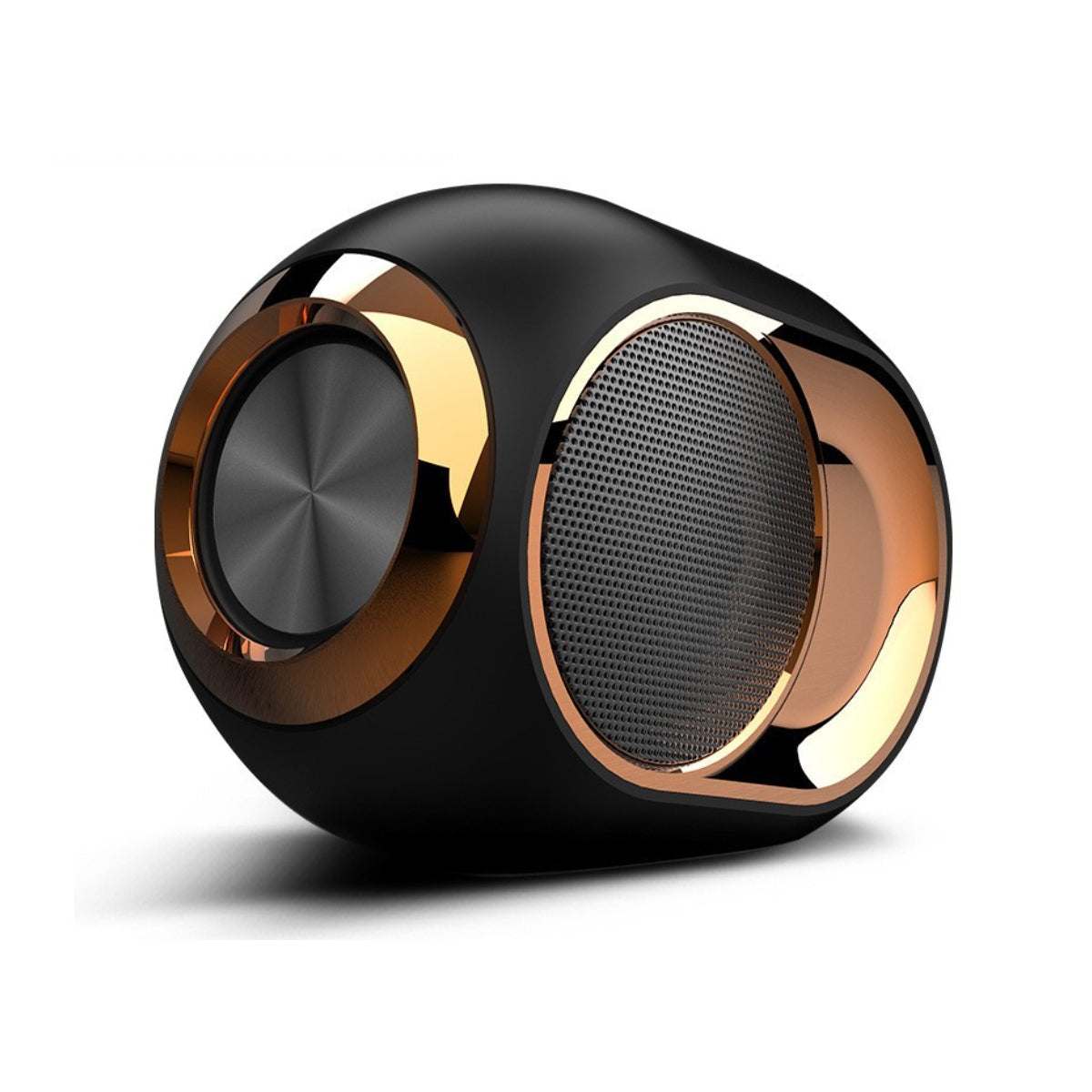 Olden Golden Bluetooth Speaker by VistaShops with retro wooden design and crisp sound.