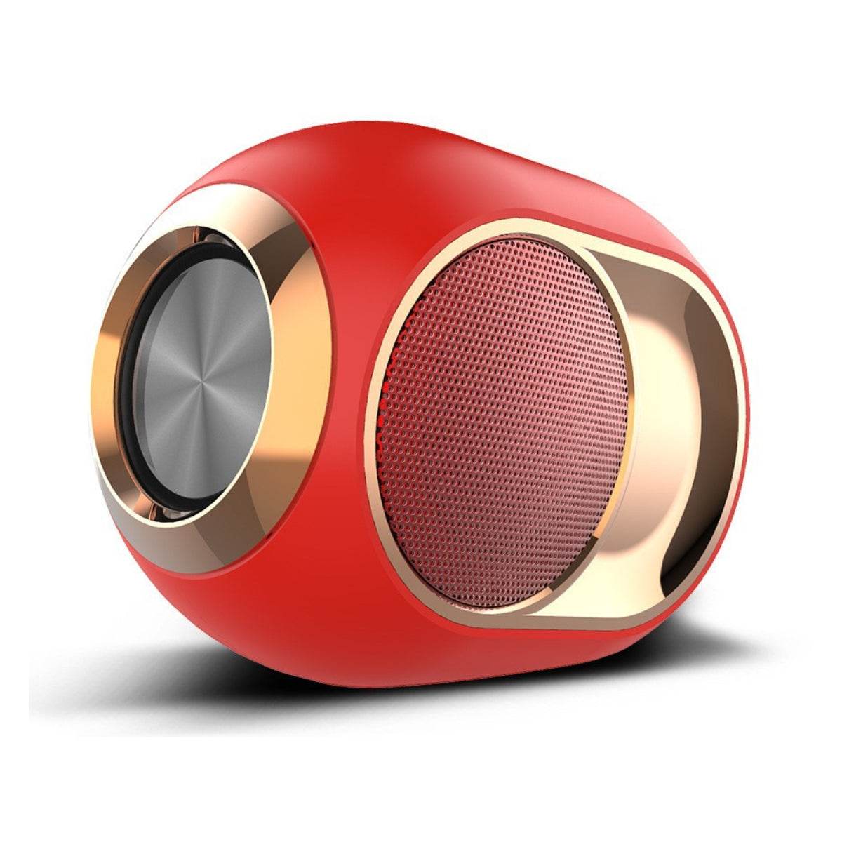 Olden Golden Bluetooth Speaker in retro wooden European style, featuring wireless connectivity and crisp sound quality.