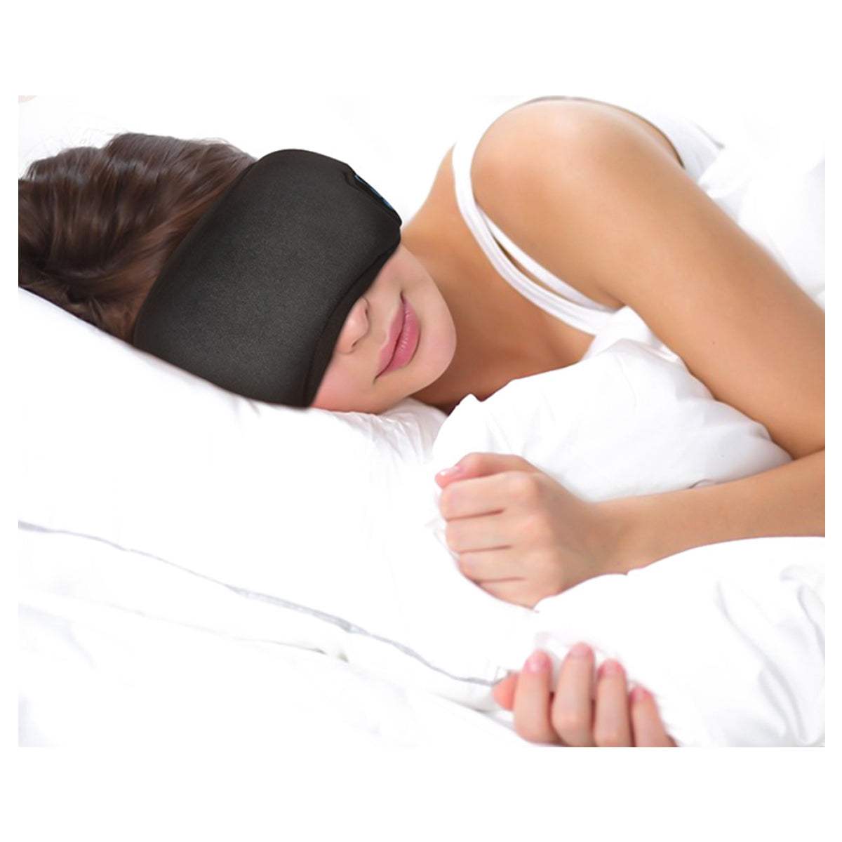 Bluetooth Sleep Mask with headphones for restful sleep, EZ Sleep Eye Blind Fold.