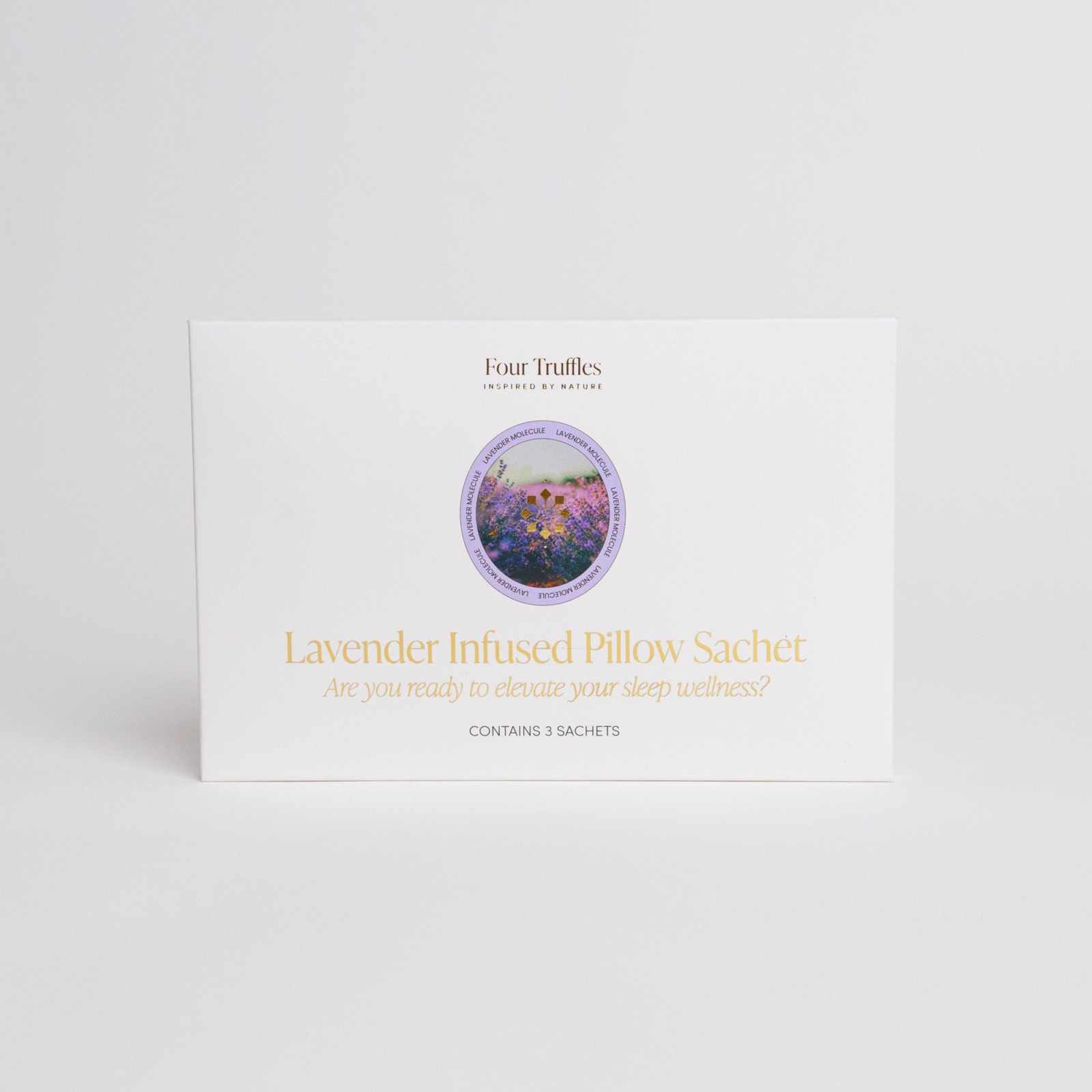 Lavender Infused Pillow Sachet set for restful sleep and air purification.