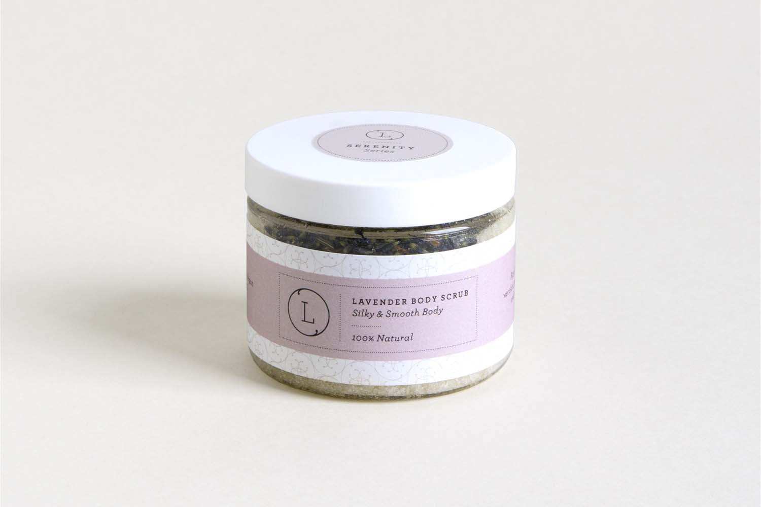 All-Natural Relaxation Spa Set with Natural Lavender Body Scrub from Spa Gift Box by Lizush